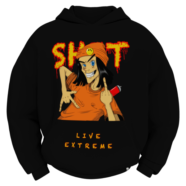 SHIT/ LIVE EXTREME - OVERSIZE HOODIE
