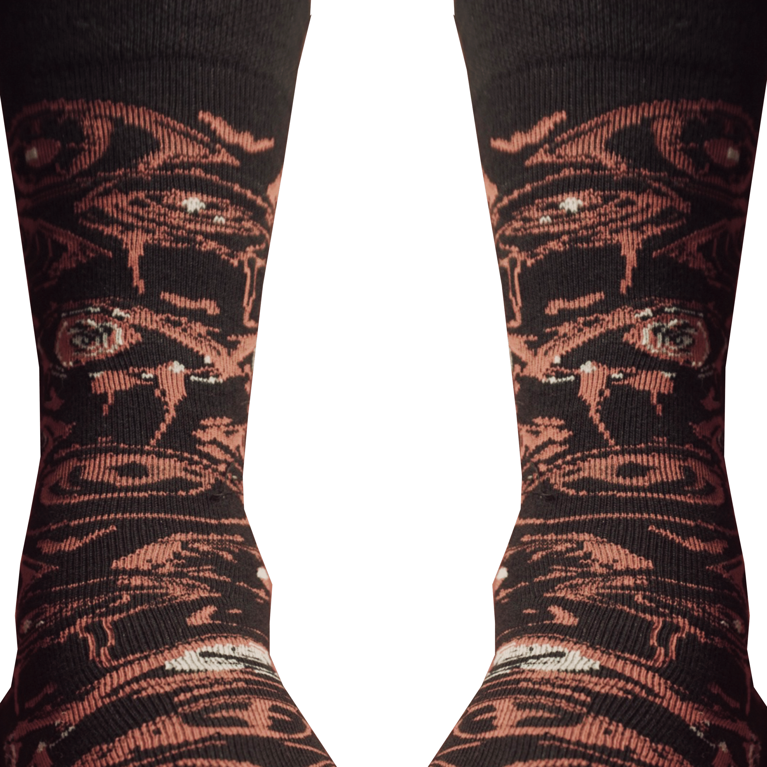 All Eyes on me Socks (Black & Red) - Image 2