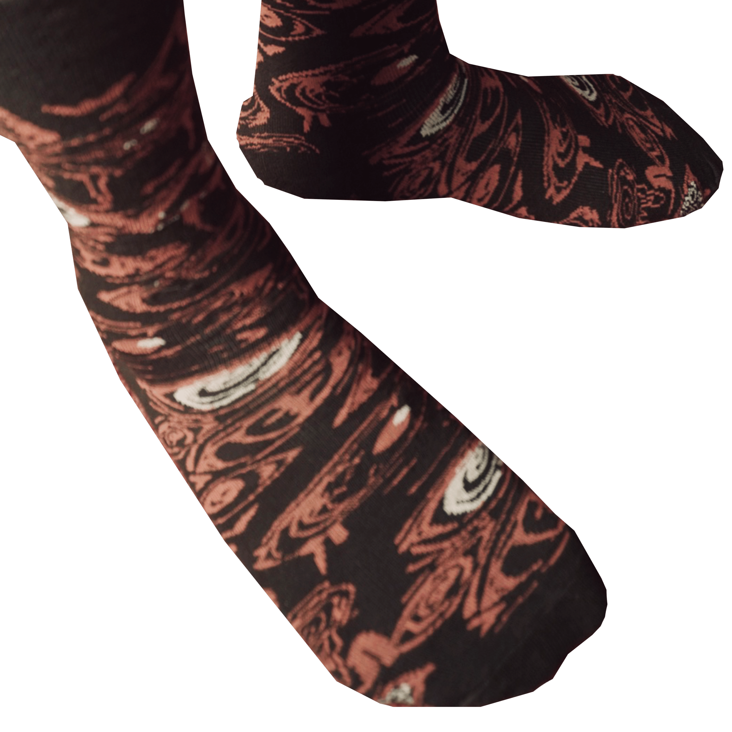All Eyes on me Socks (Black & Red) - Image 5