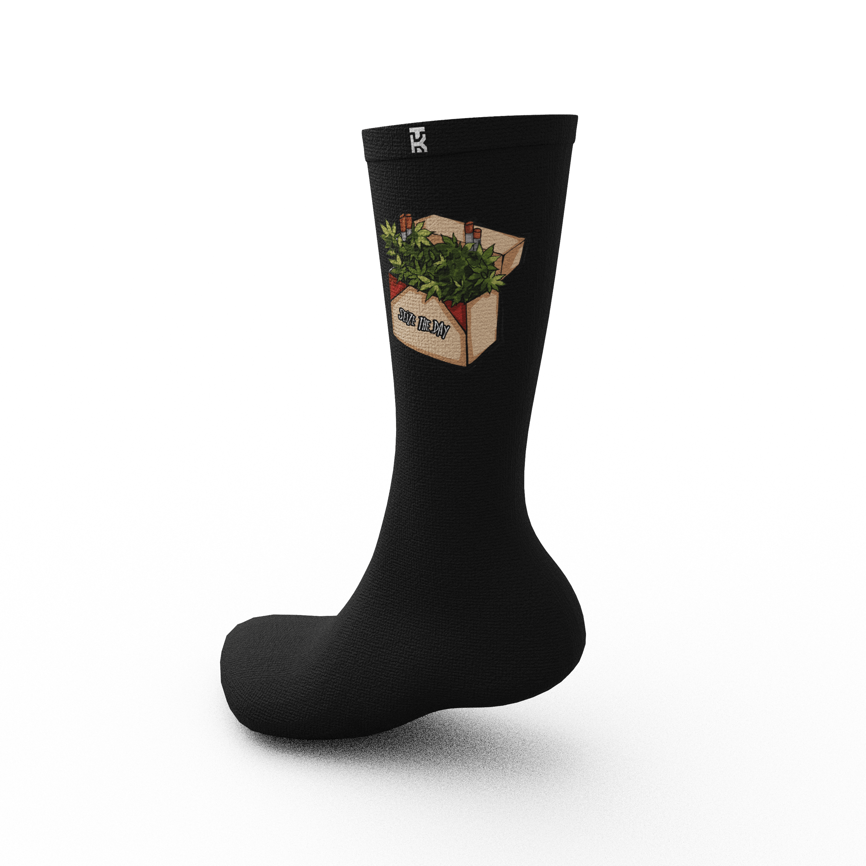 Seize The Day Socks (Black)